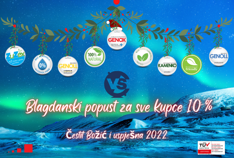Blagdanski popust – Genox professional higijenski standard