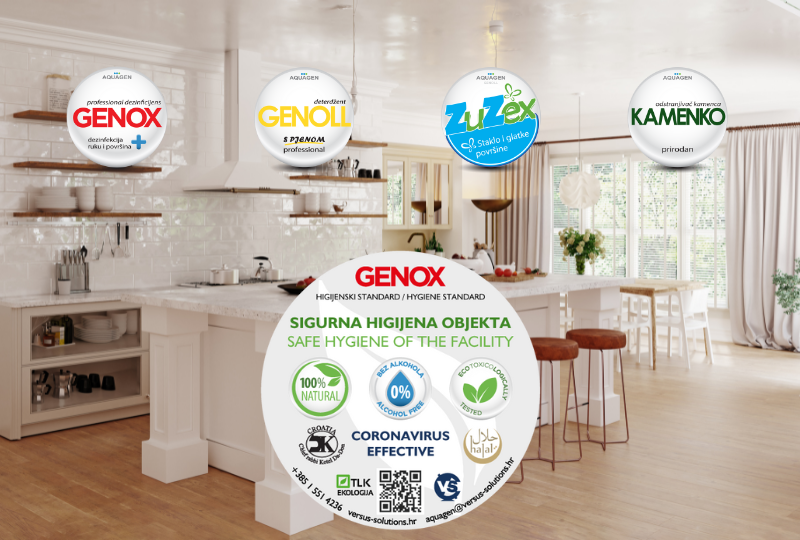 Čišćenje objekta bez štetnih kemikalija… GENOX, GENOLL, KAMENKO, ZUZEX