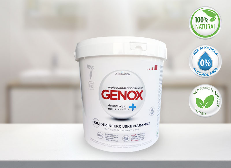 GENOX PROFESSIONAL – dezinfekcijske maramice