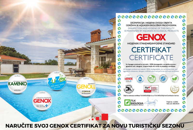Sezona je počela – preuzmite Vaš Genox higijenski certifikat