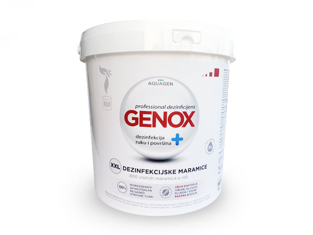 GENOX PROFESSIONAL XXL dezinfekcijske maramice u spremniku